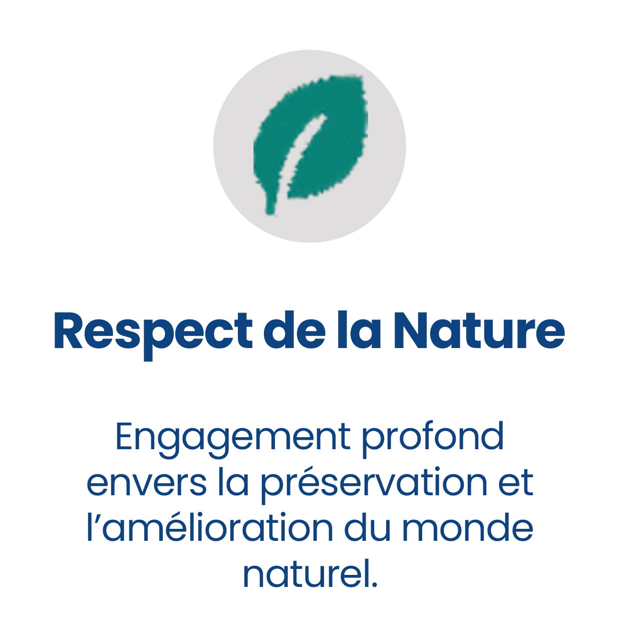 BLOC RESPECT DE LA NATURE